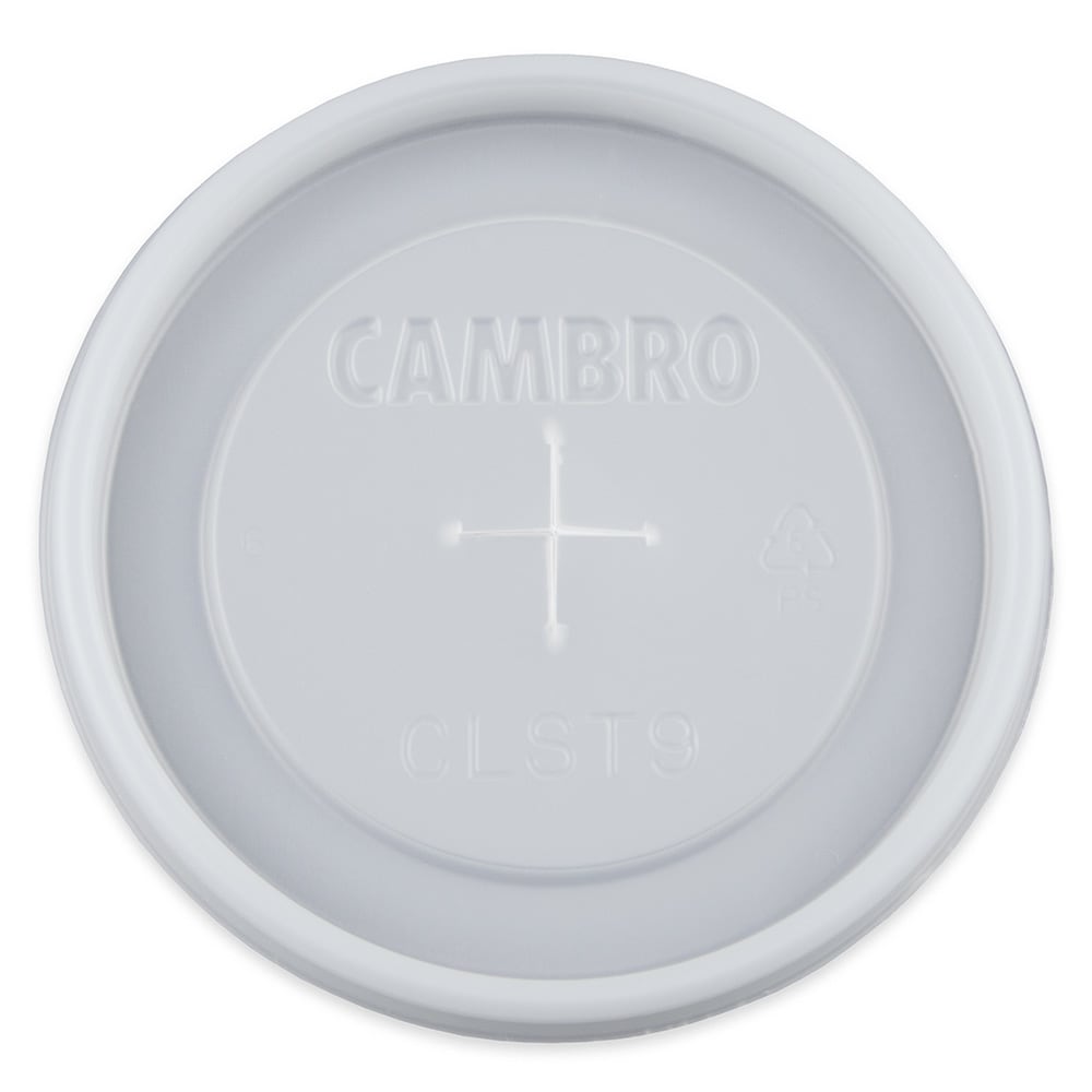 Cambro CLST9190 Disposable Tumbler Lid For Dinex 9 1/2 oz Swirl 9 oz