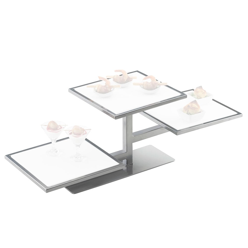 Square Frame Mesh Riser Cal-Mil 1140-74 3 Tier Square Riser Frame Only - 32 1/4x13x10 1/2