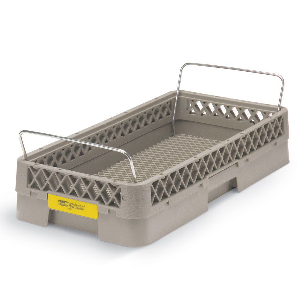 Vollrath 1300 Dishwasher Rack For Flatware - Handles, Half-Rack Open, Beige