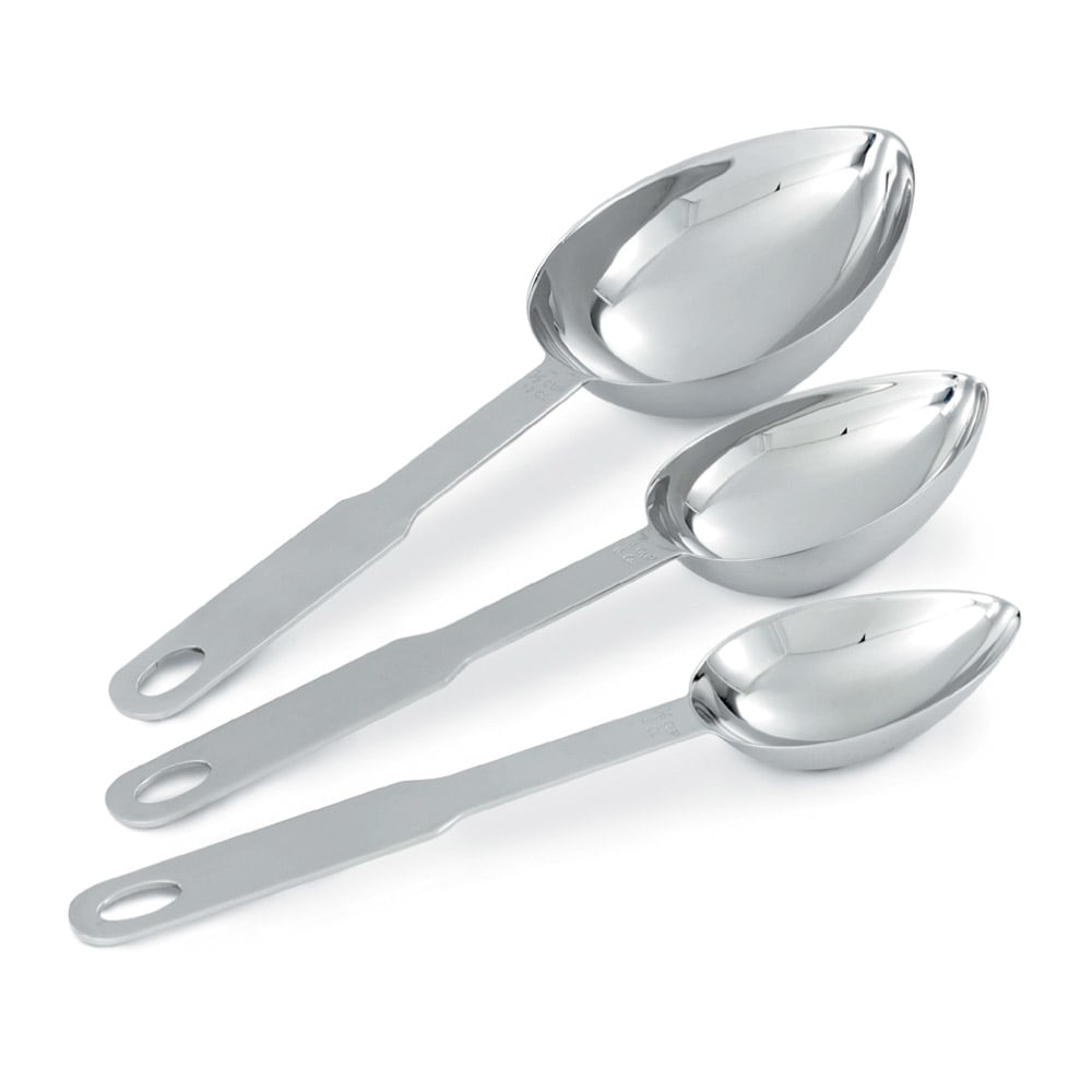 Heavyweight Stainless-Steel Oval Measuring Spoons