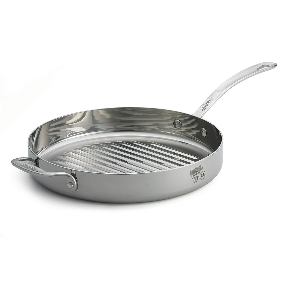 Stainless steel grill outlet pan