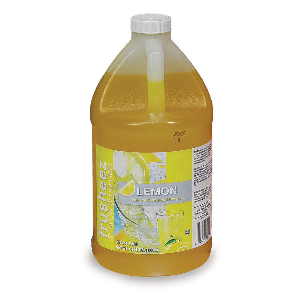 Gold Medal 1240 Lemon Frusheez® Mix, Concentrate, (6) 1/2 gal Jugs