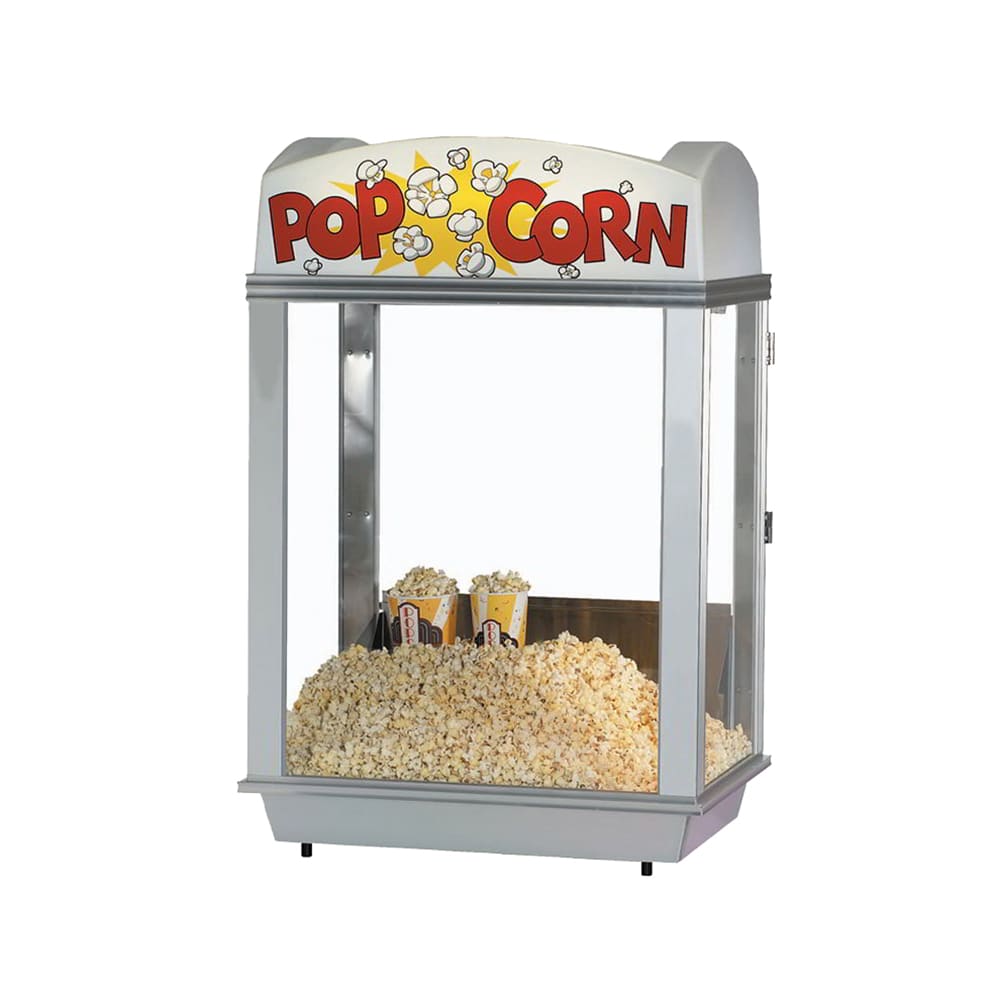 Gold Medal 2396AC Lighted Popcorn Butter Dispenser w/ Single Head &  Stainless Cabinet