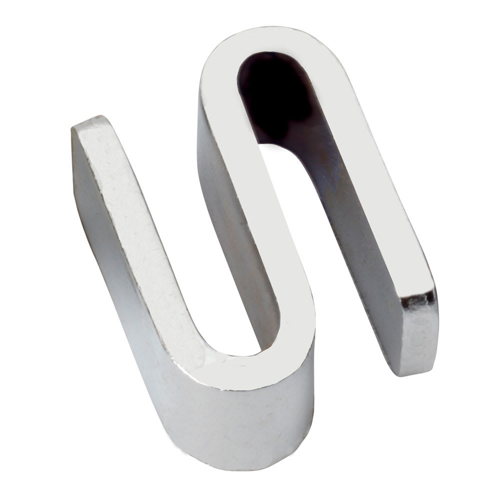Focus 93333 S-Hook/Shelf Connectors, Chrome Plated