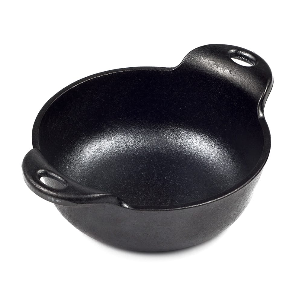 Lodge HOSD Heat Enhanced and Seasoned Cast Iron Oval Cooking and Serving  Dish, 36 ounce, Black