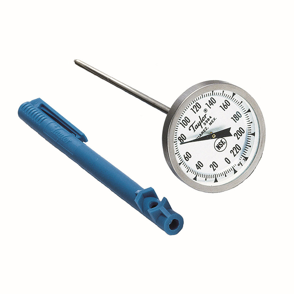 3504FS Taylor Meat Thermometer, 2in. dial, 4-1/2in. st