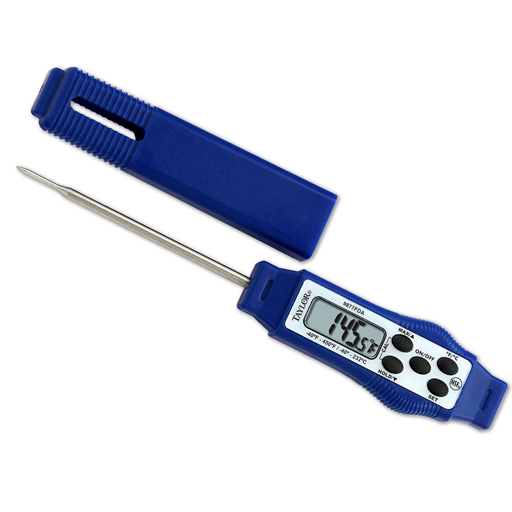 Taylor 9878E Thermometer, Pocket, Digital Display