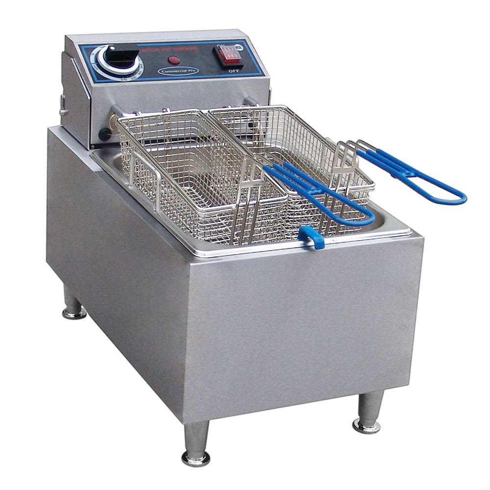 Waring Commercial WDF1000 Electric Deep Fryer, 120V, 10 lb