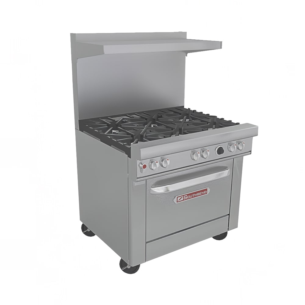 Southbend S36A-2TR_NAT S-Series Restaurant Range Gas 36