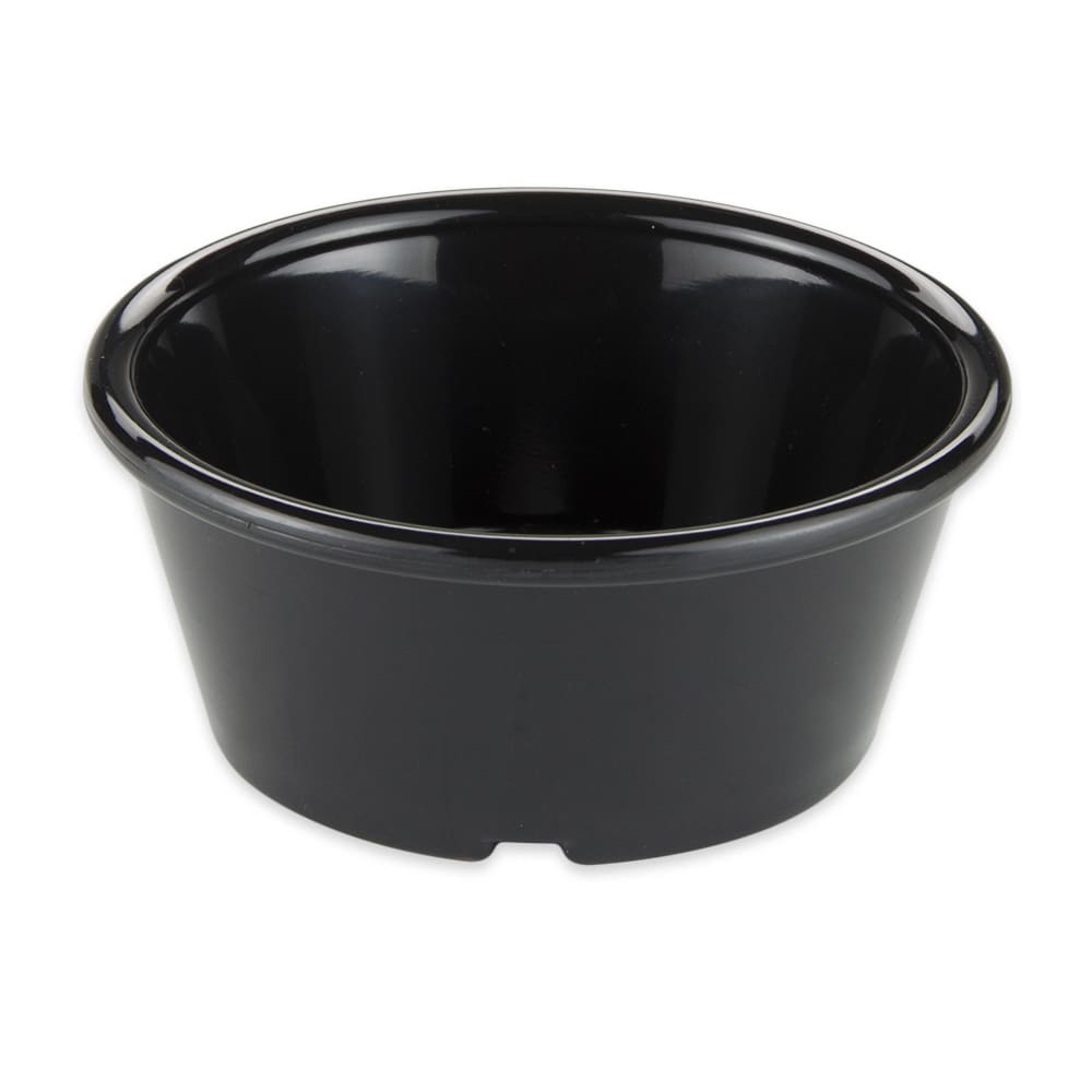 2 PC Cast Iron Ramekin Bakeware Bowls 4 inch x 1/2 inch, 12 oz, Black