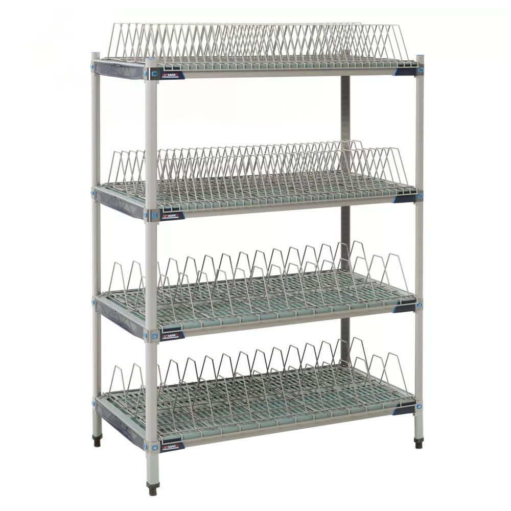 Metro PR48VX3 MetroMax i Mobile 26 x 50 Drying Rack Shelf Kit with 63  Posts and Casters