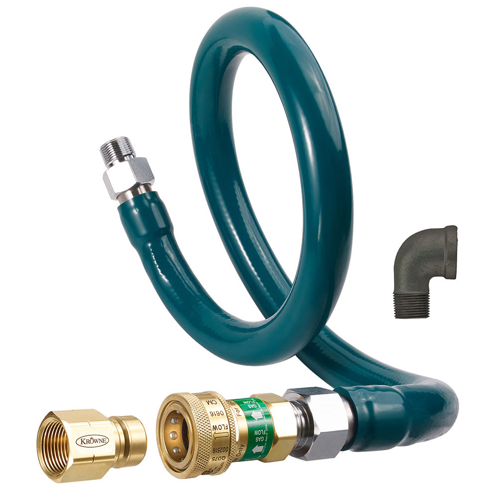 Krowne M10048K1 48" Gas Connector Kit w/ 1" Female/Male Couplings