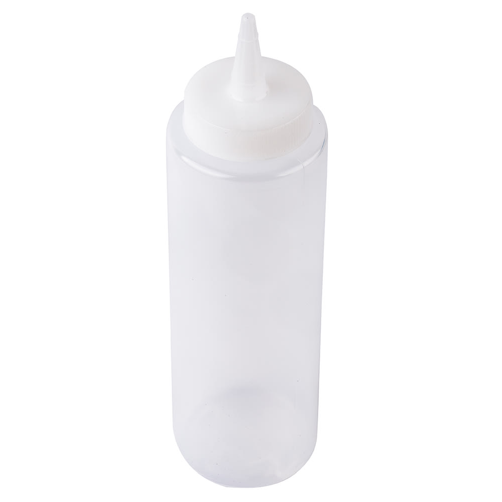 Tablecraft 1104 Plastic 4 Ounce Chef Squeeze Bottle Dispenser