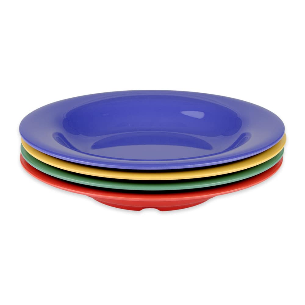 GET B139MIX 13 oz Round Melamine Pasta Bowl, Assorted Colors