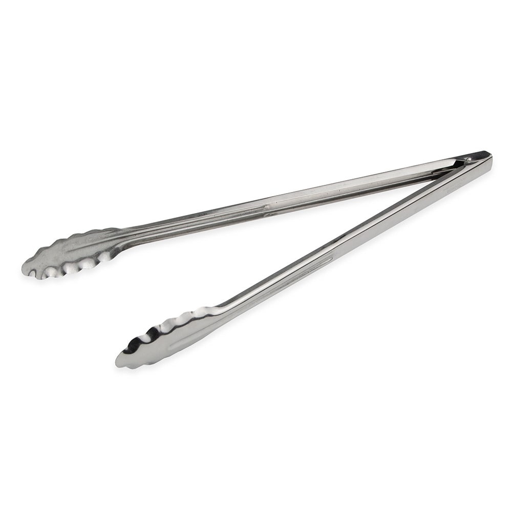 Choice 12 Stainless Steel Utility Tongs