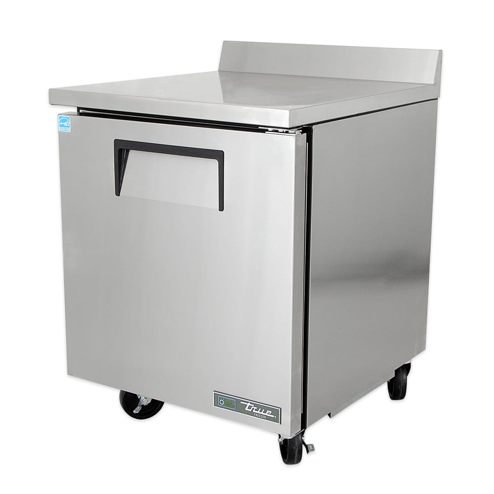 True - 44 Stainless Steel Worktop Freezer w/ 1 Door- TWT-44F-HC