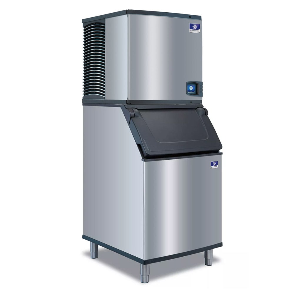 Indigo NXT 30 Air-Cooled 550 lb Half Dice Cube Ice Machine w/ Storage Bin, Manitowoc IYT0500A/D570
