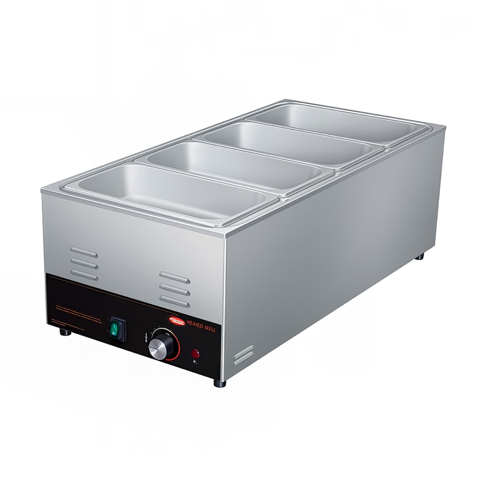 Hatco CHW-43-QS (4) 1/3 Pan Countertop Food Warmer / Cooker | 1800 Watts