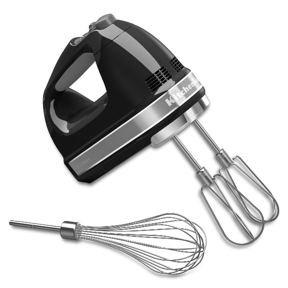 KitchenAid 9-Speed Digital Hand Mixer with Turbo Beater II Accessories and  Pro Whisk - White
