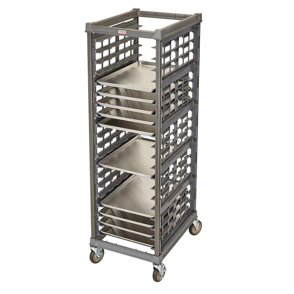 Wall Mounted Sheet Bun Pan Rack With 5 Pans 21 x 13 x 18