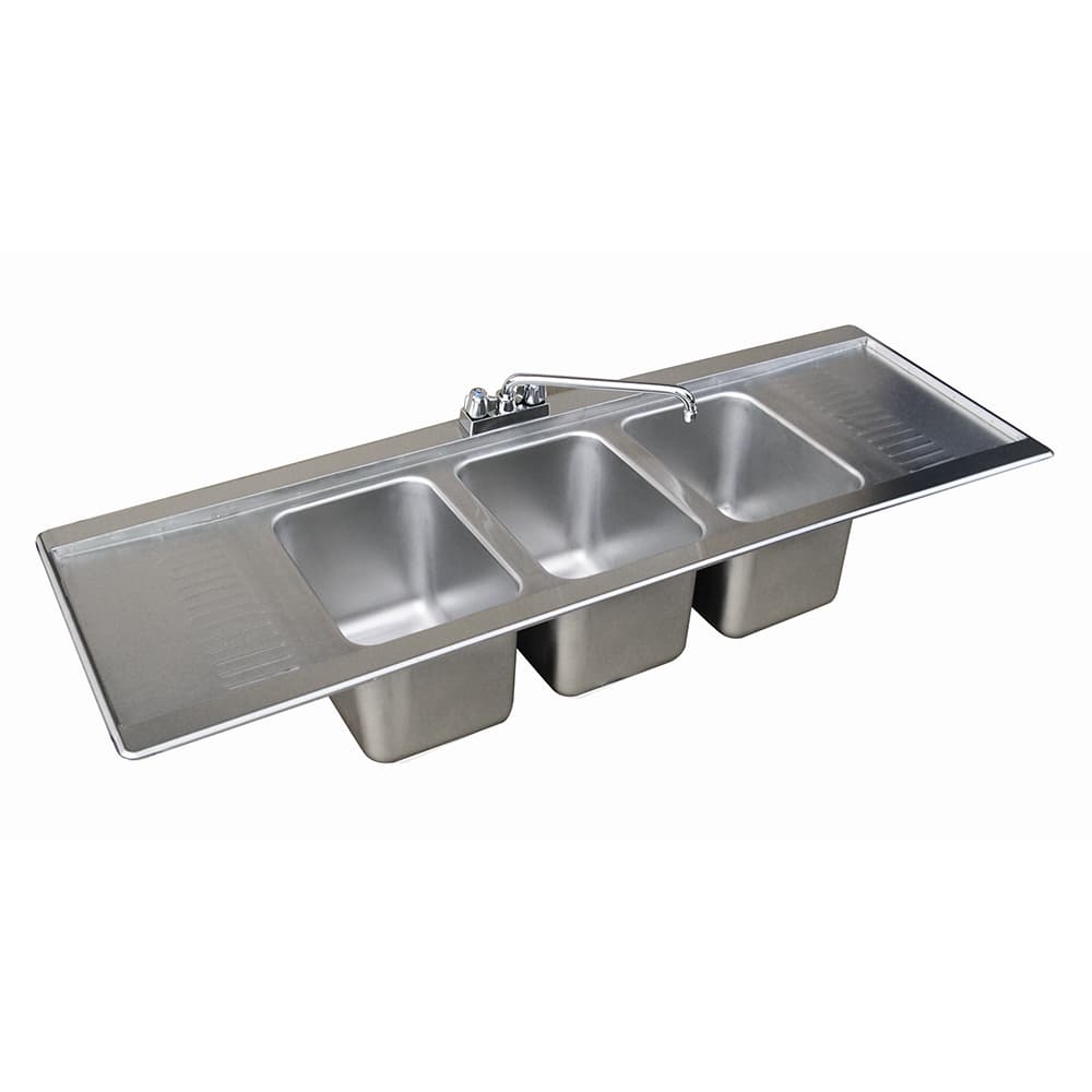 Advance Tabco Dbs C Compartment Sink W L X W Bowl Deep