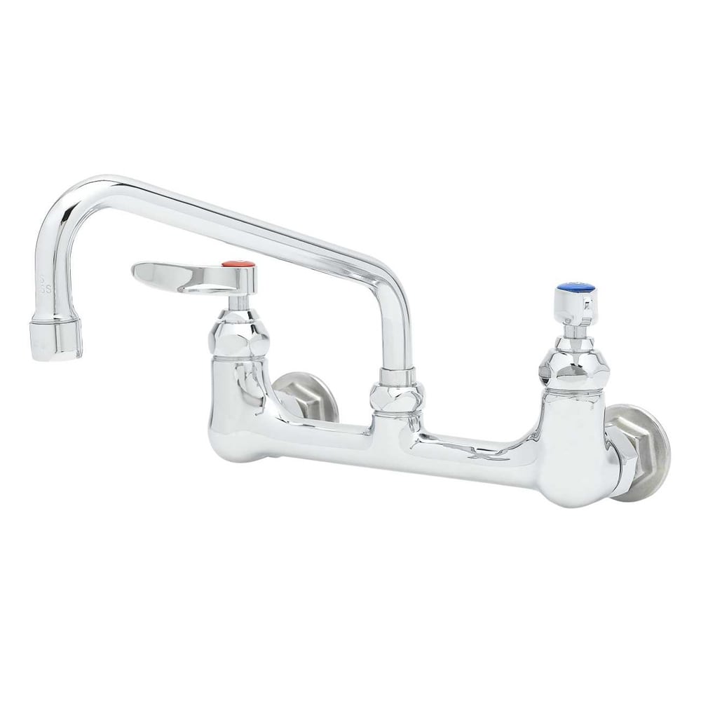 T&S B-2414 Splash Mount Mixing Faucet w/ 8