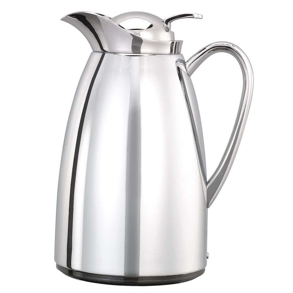 VTG Stainless Steel Insulated Coffee Pot Carafe SERVICE IDEAS .6 Litre FLIP  LID