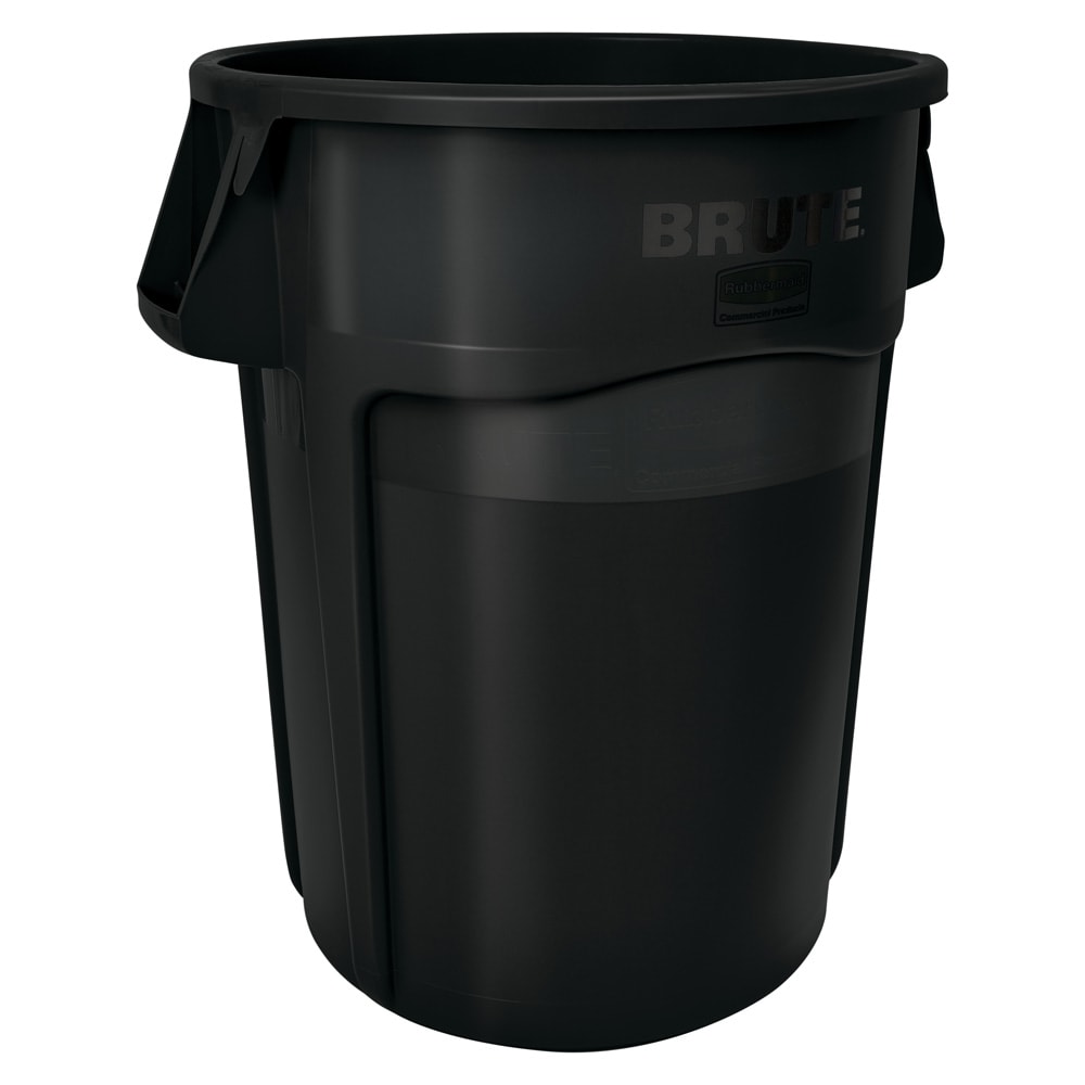 Rubbermaid 1867531 BRUTE 32 Gallon Black Executive Round Trash Can