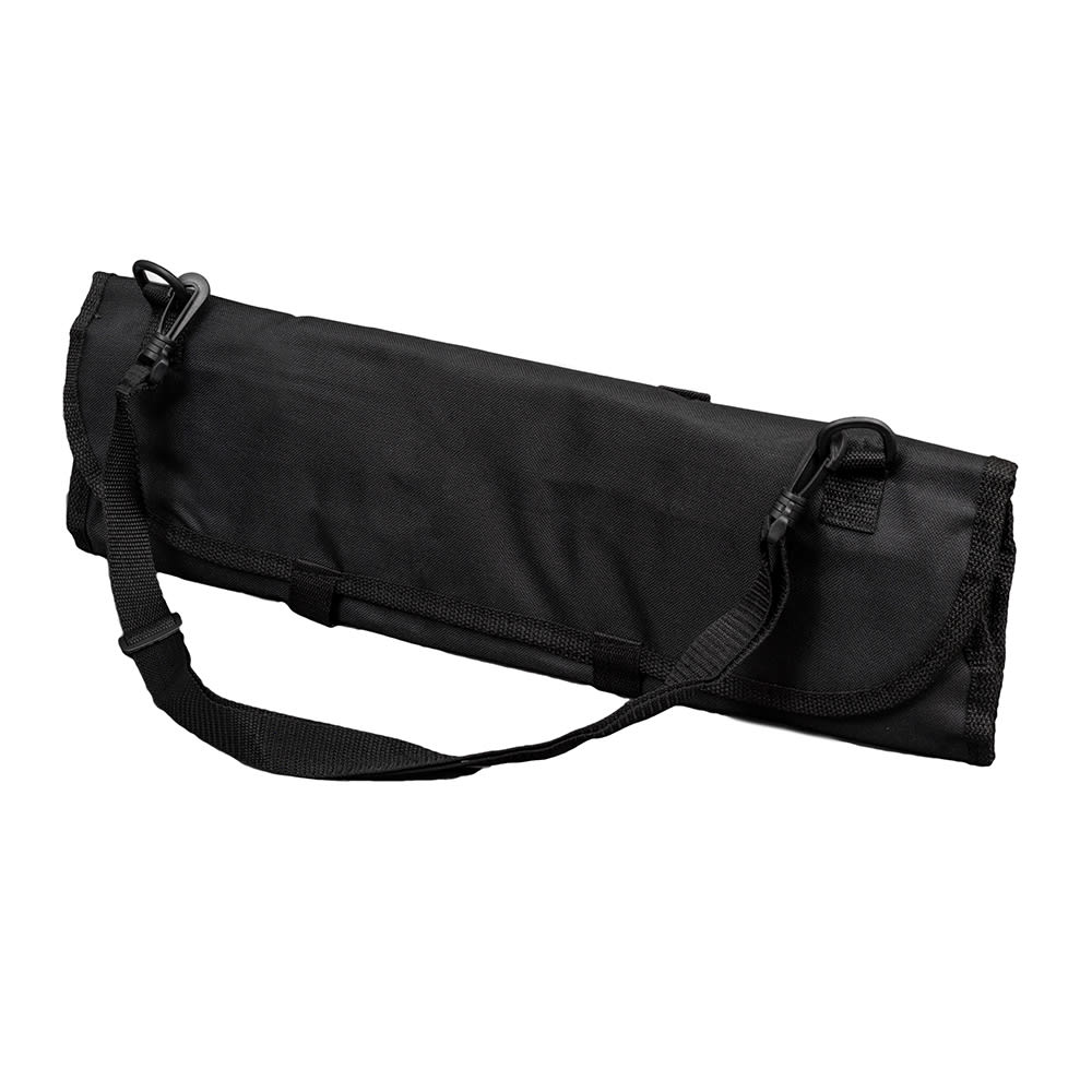 Dexter Russell CC1 Knife Case w/ (7) Slots &amp; Shoulder Strap - Polyester, Black