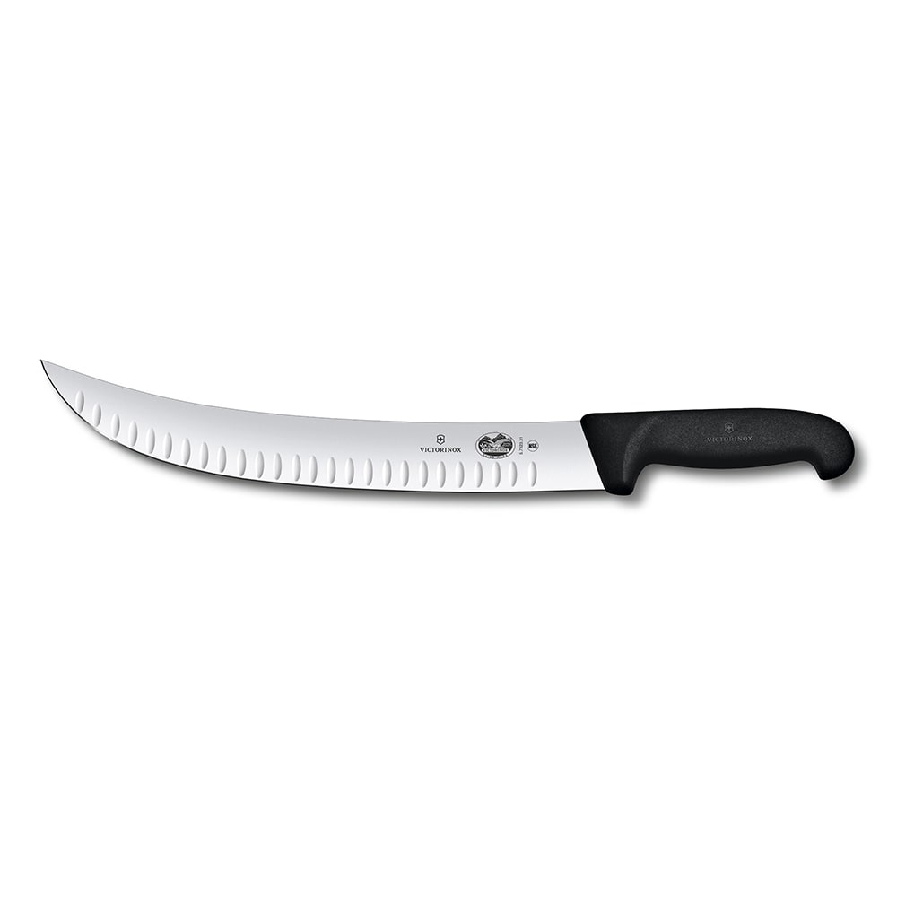 Victorinox 5.7323.31 Granton Edge Cimeter Knife w/ 12