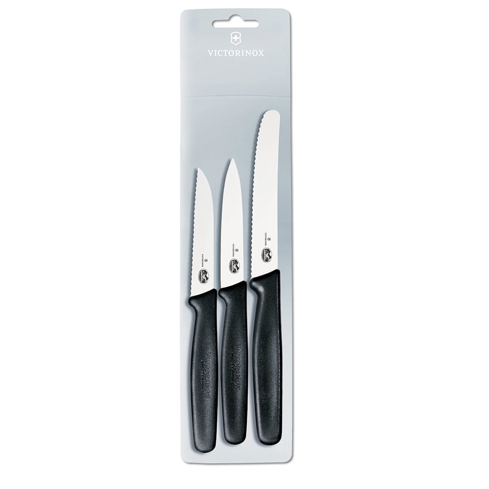 Victorinox 5.2030.12-X4 Steak Knife Set 6 Piece (6) 5.2030.12 Serrated Spear Tip Blades