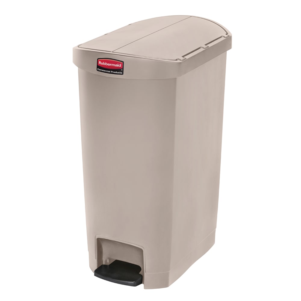 Rubbermaid Commercial Steel Step Trash Can - 7 gal Capacity