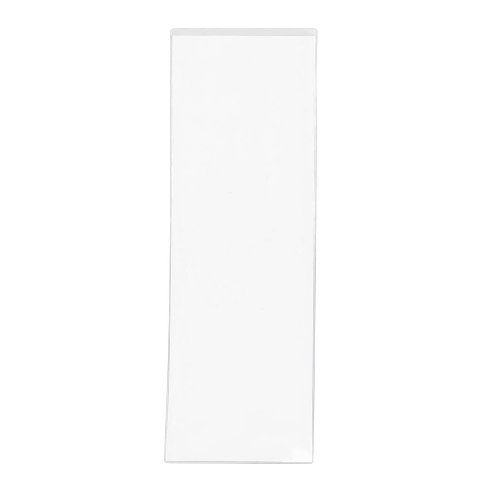 Risch Single Pocket Vinyl Menu Cover, 5 1/2"W X 17"H, Clear (100 5.5X17
