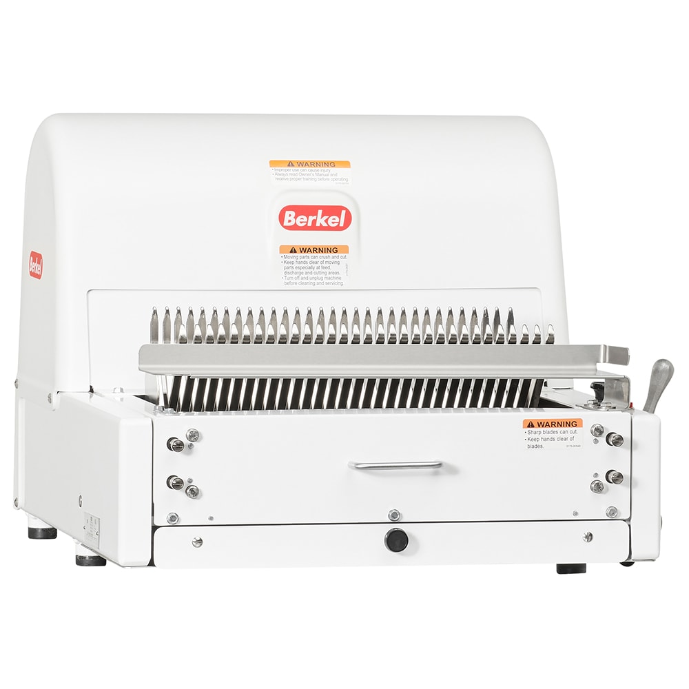 BakeMax BMGF001-4 Gravity Feed Bread Slicer Countertop 15 Max Loaf Length