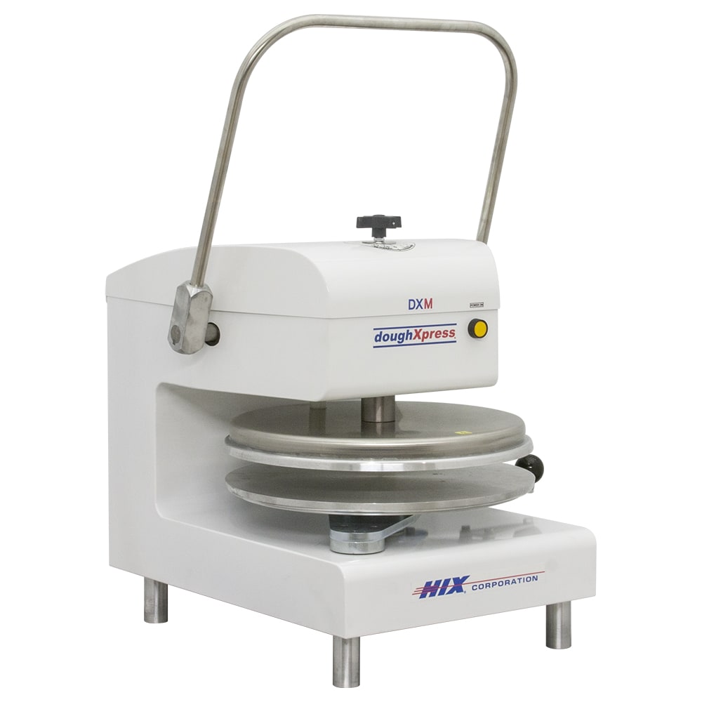 DoughXpress DXM-W Manual Pizza Dough Press w/ Uncoated