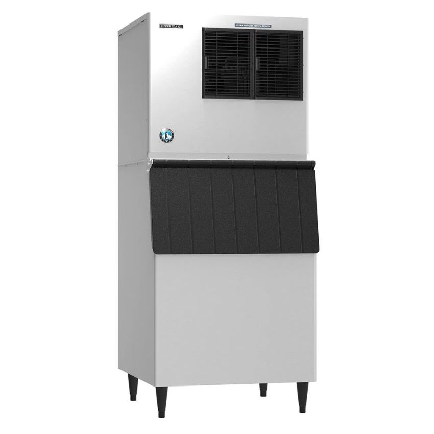 Hoshizaki KML500MAJ/B500PF 442 lb Crescent Cube Ice Maker w/ Bin 500 lb Storage, Air Cooled