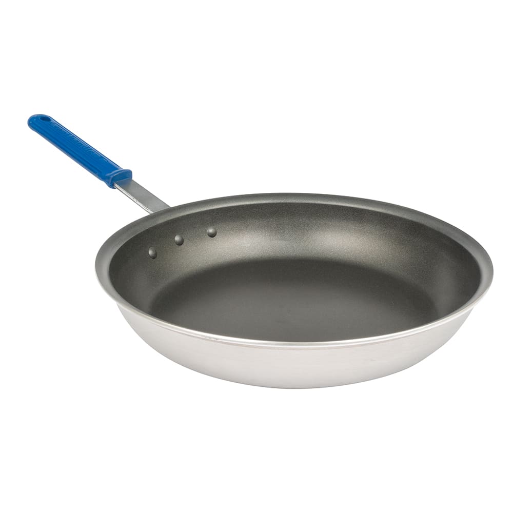 Vollrath Z4014 14" Wear-Ever® Non-Stick Aluminum Frying Pan w/ Solid Silicone Handle