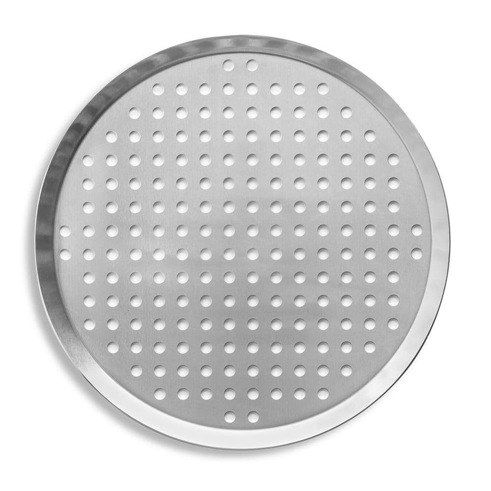 Vollrath 18 Extra Perforated Press Cut Pizza Pan with Hard Coat