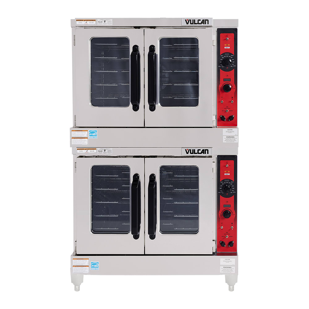 Vulcan VC5GDN Natural Gas Single Deck Full Size Convection Oven with Legs -  50,000 BTU