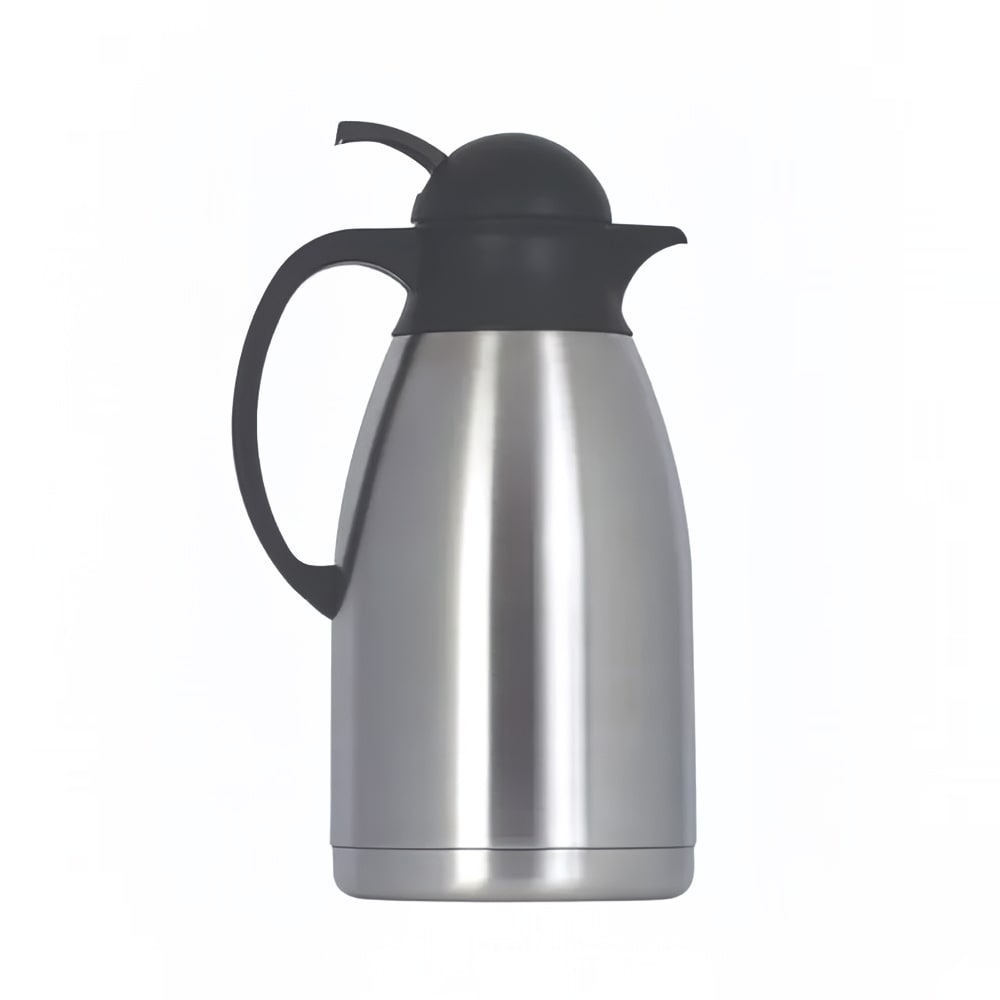 Bunn 36252.0001 Thermal Carafe, 1 17/20 Liters, Stainless Liner, Orange Lid  (36252.0001)