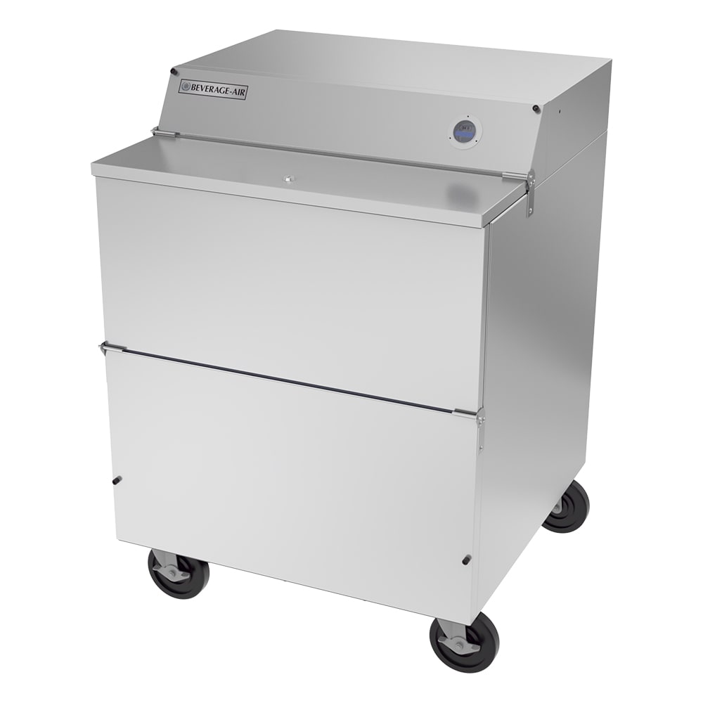 Beverage-Air SMF34HC-1-S Milk Cooler w/ Top & Side Access - (512) Half ...