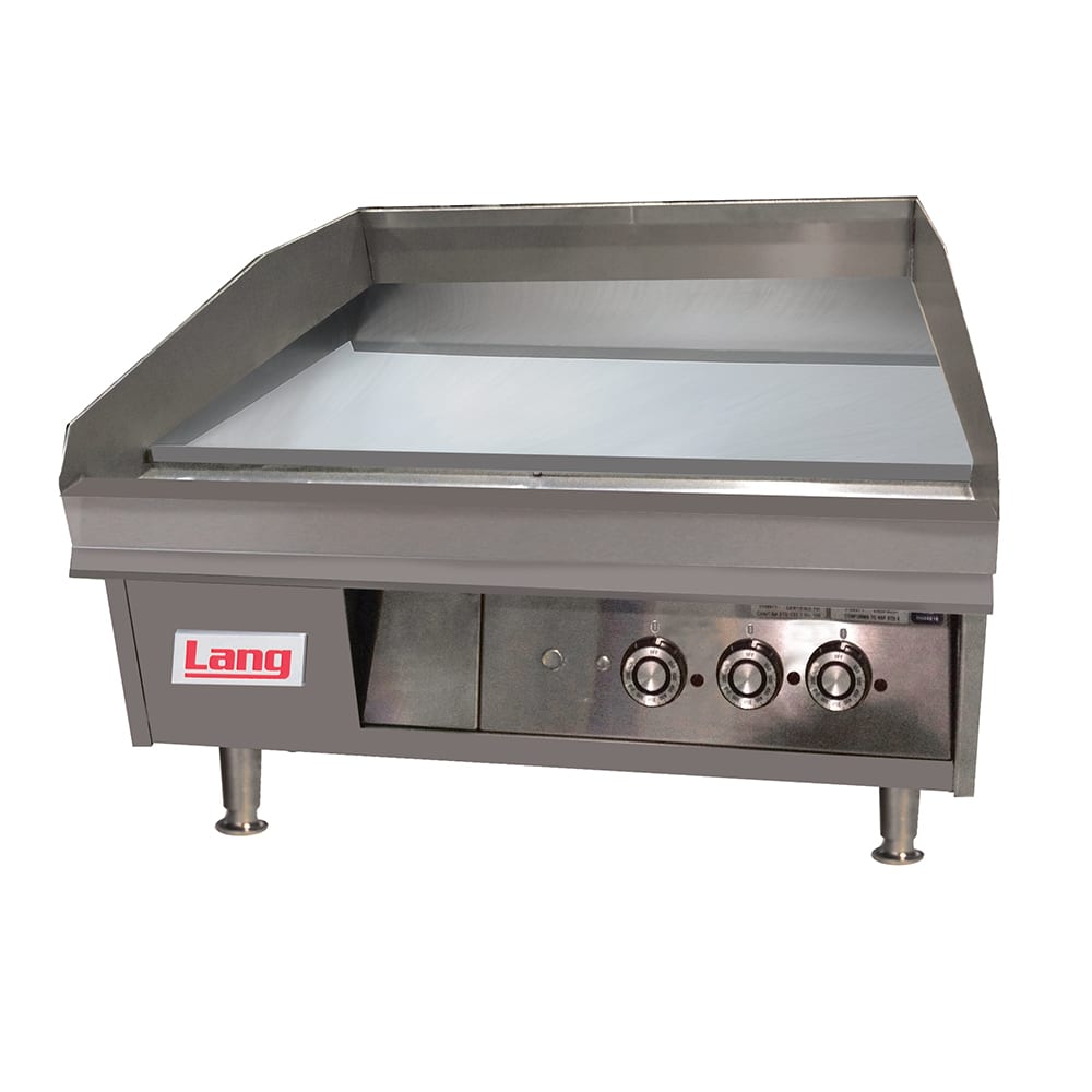 48 in. Commercial Thermostatic Countertop Gas Griddle in Stainless Steel