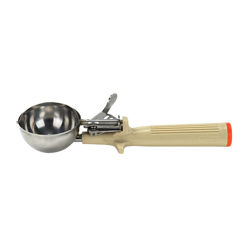 Winco ICOP-30 Black Size 30 Ice Cream Disher with One-Piece Handle
