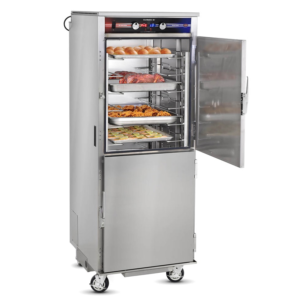 FWE PHTT-12 Full Height Insulated Mobile Heated Cabinet w/ 24 Pan
