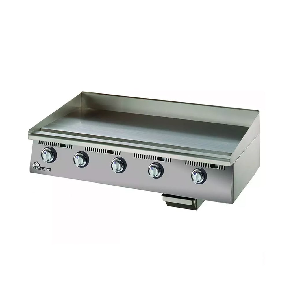 Universal JS-7218 - 72 Gas Flat Top Griddle - 6 Burners - 120,000