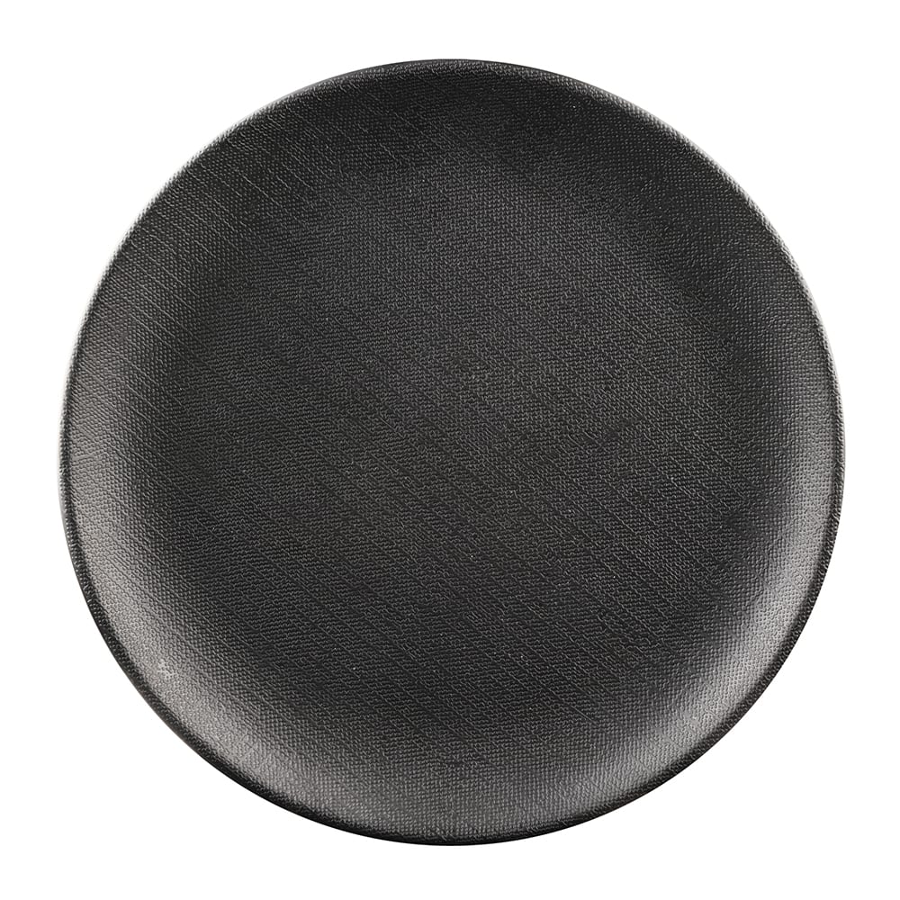 Elite Global Solutions ECO66RB 6" Round Melamine Dessert Plate, Black
