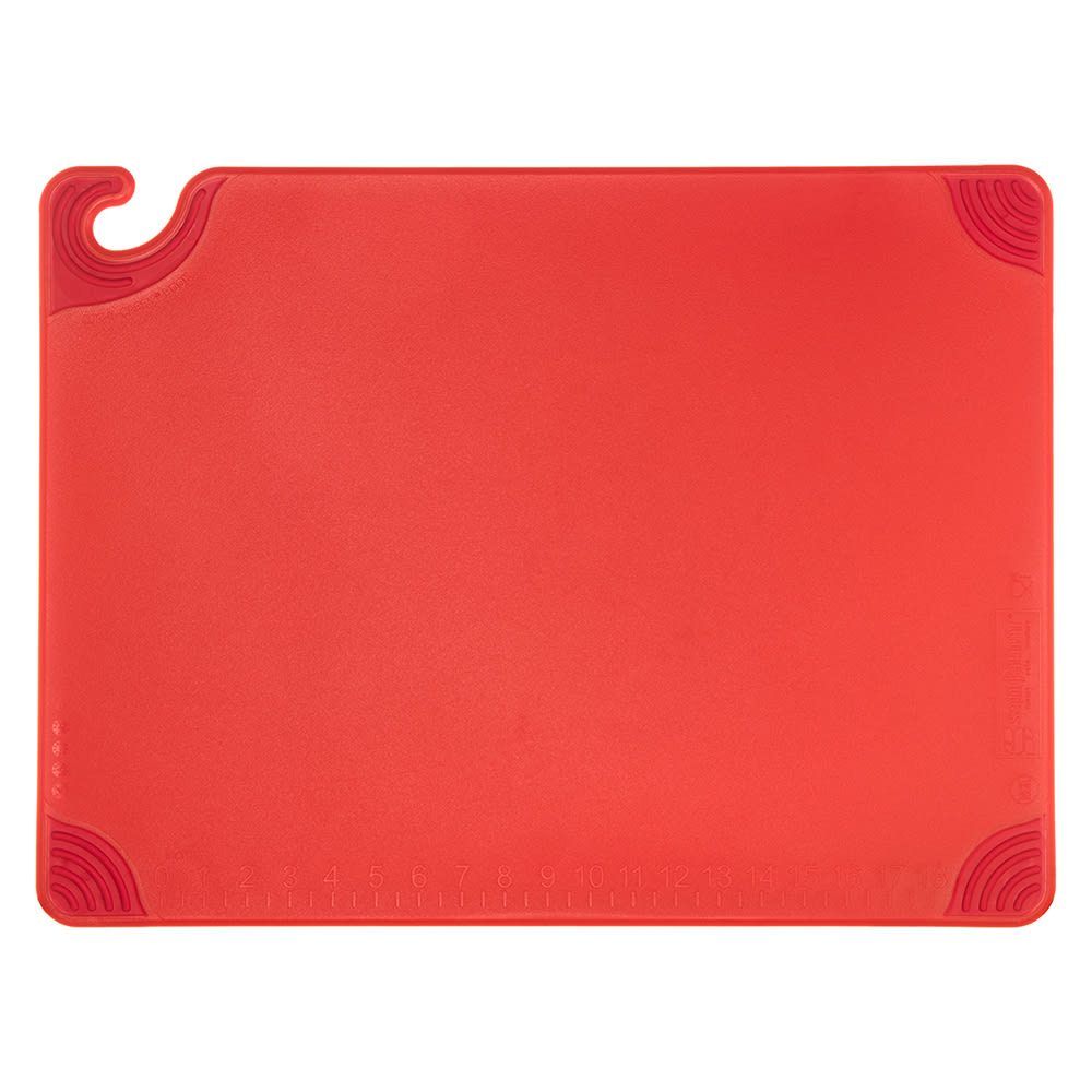 Cater Basix nylon cutting board red 400x250x100mm - AWG Trading (Pty) Ltd