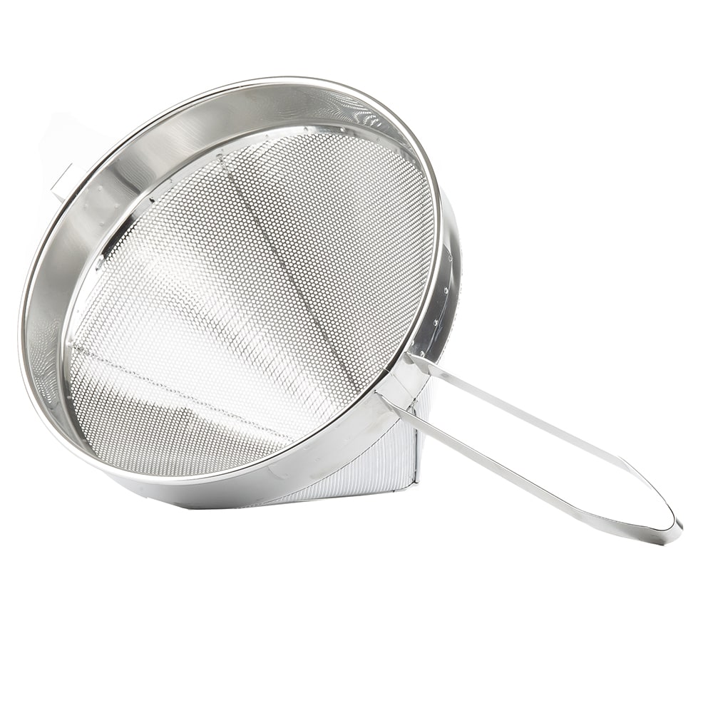 Winco CCB-10R 10 Round Bouillon Strainer w/ Extra Fine Mesh, Stainless  Steel