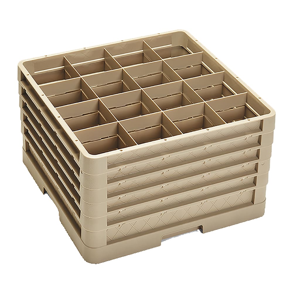 Vollrath CR8DDDDD Traex® Full Size Glass Rack w/ (16) Compartments