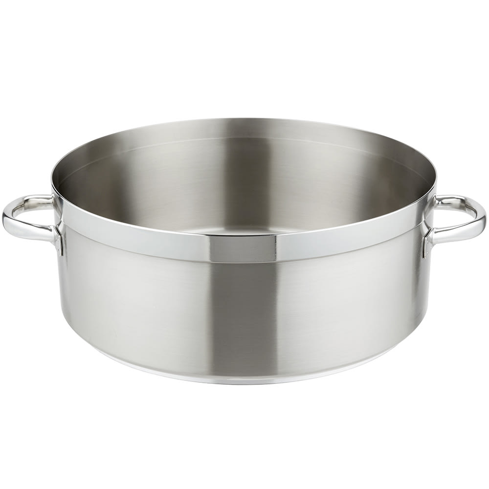 Winco - SSLB-15 - 15 qt Stainless Steel Brazier